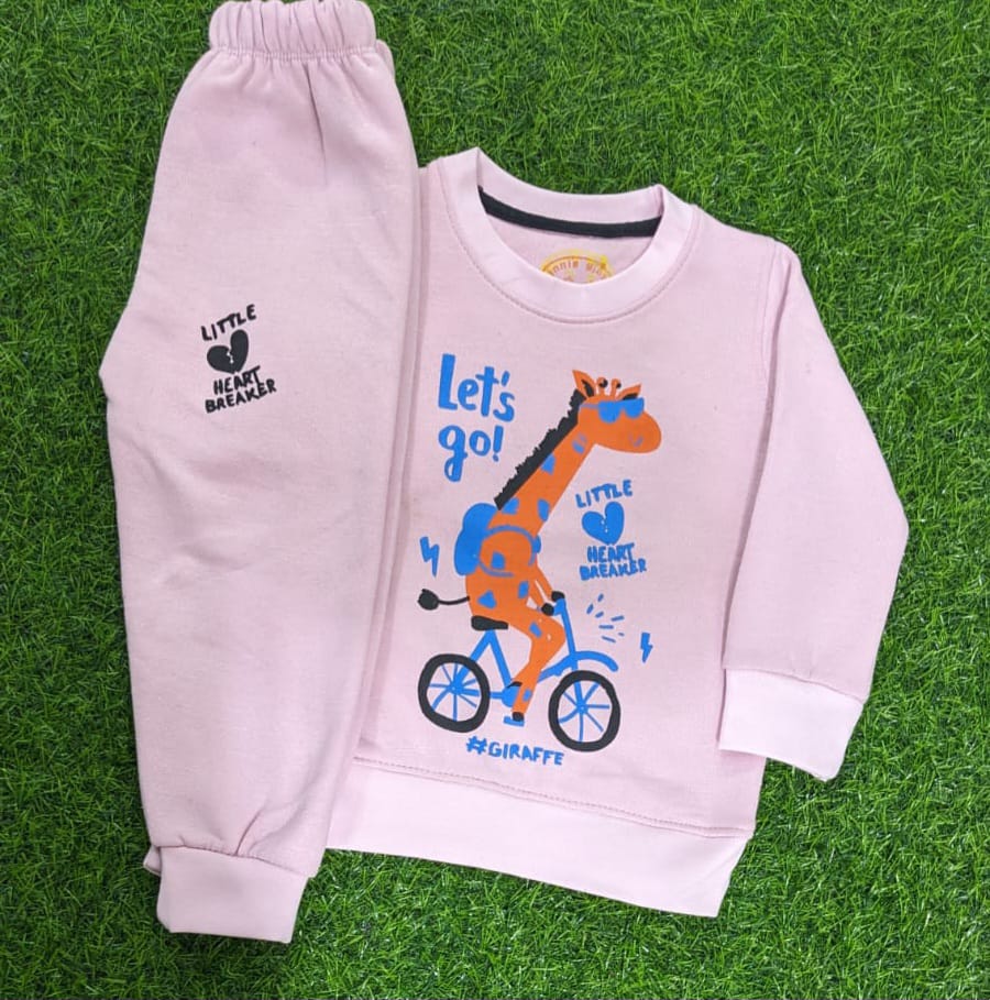 Little Giraffe || Baby Pink Winter Set