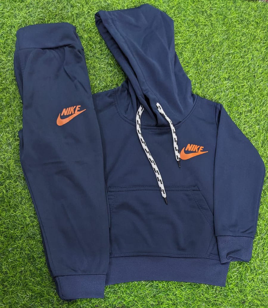 Nike || Hoodie Set Navvy Blue || Premium Quality || Soft Winter Beautiful Set