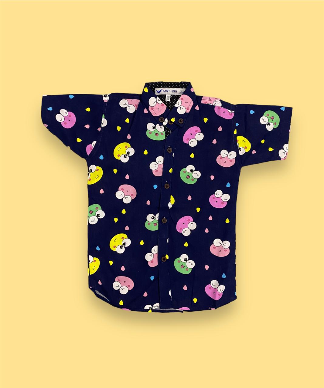 Midnight Beach Breeze Shirt for Boys