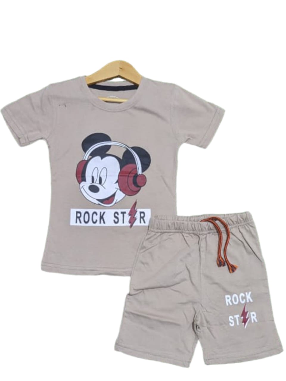 Rock Star Mickey Light Brown Summer Set