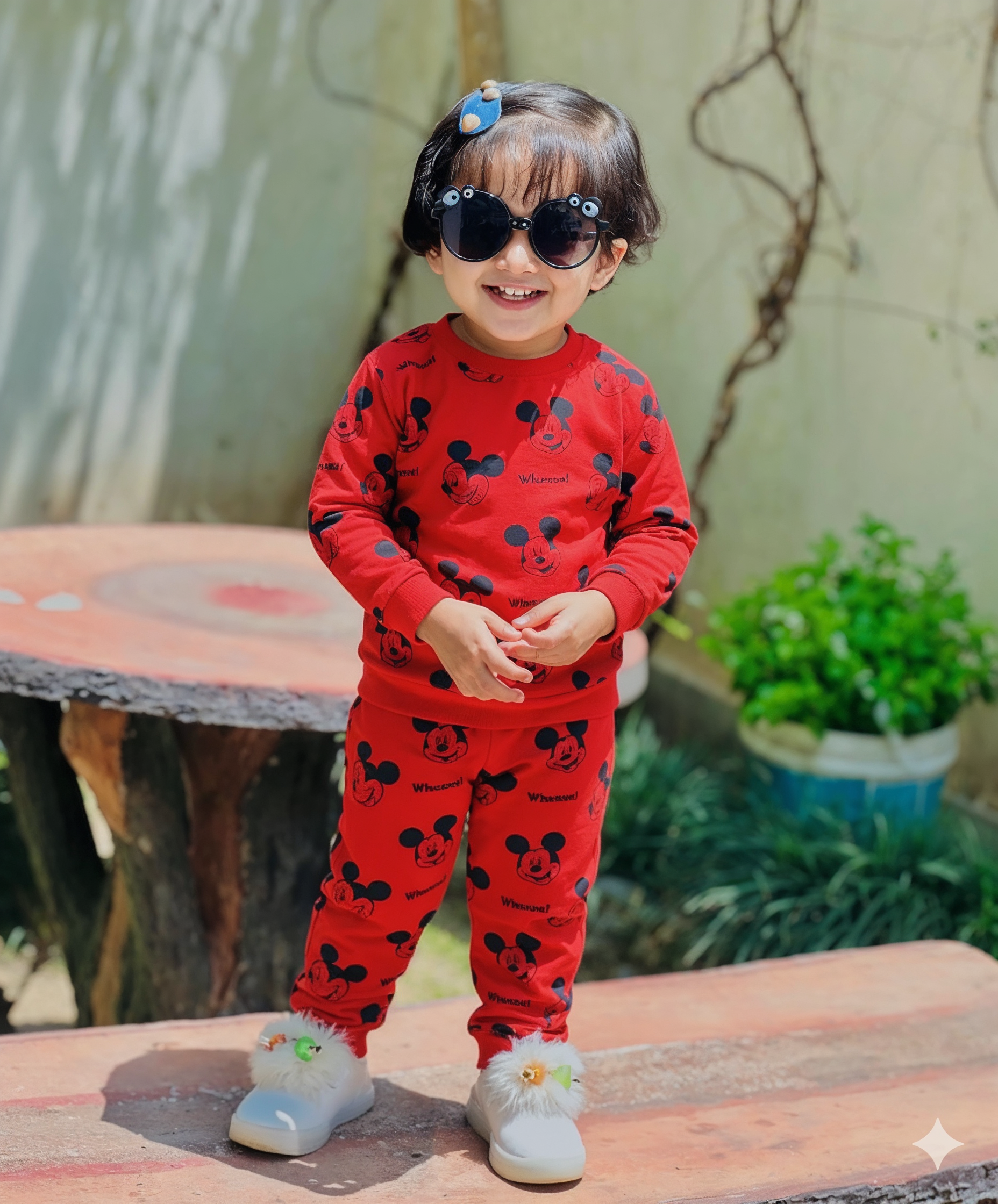 Crazy Red Mickey Bliss Winter Set