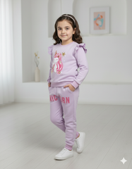 Purplish || Unicorn || Shoulder Frill Princess || Winter Set Soft Winter Fabric