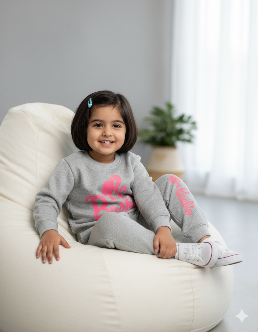 Silver Glam Barbie Cozy Set for Girls