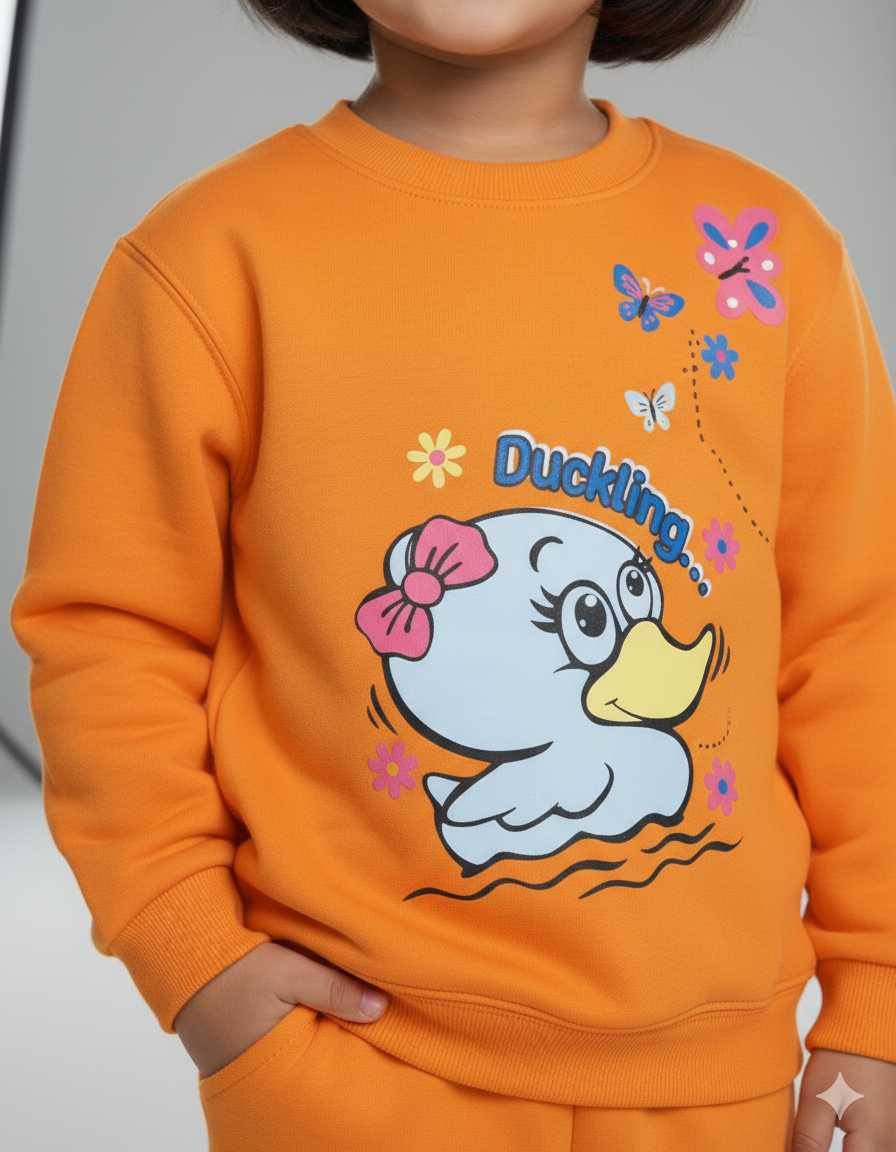 Citrus Bloom Cozy Sweatshirt