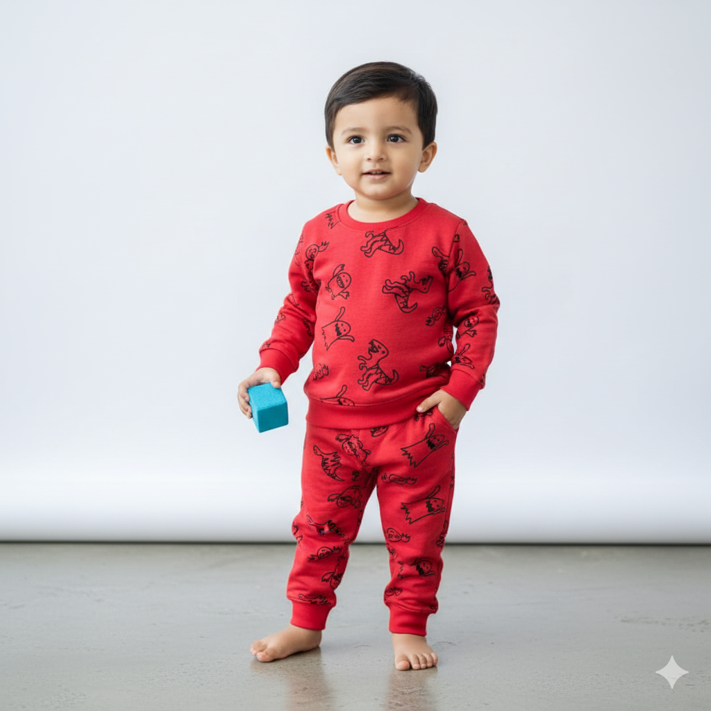 Jurassic Explorer" Winter Set for Boys