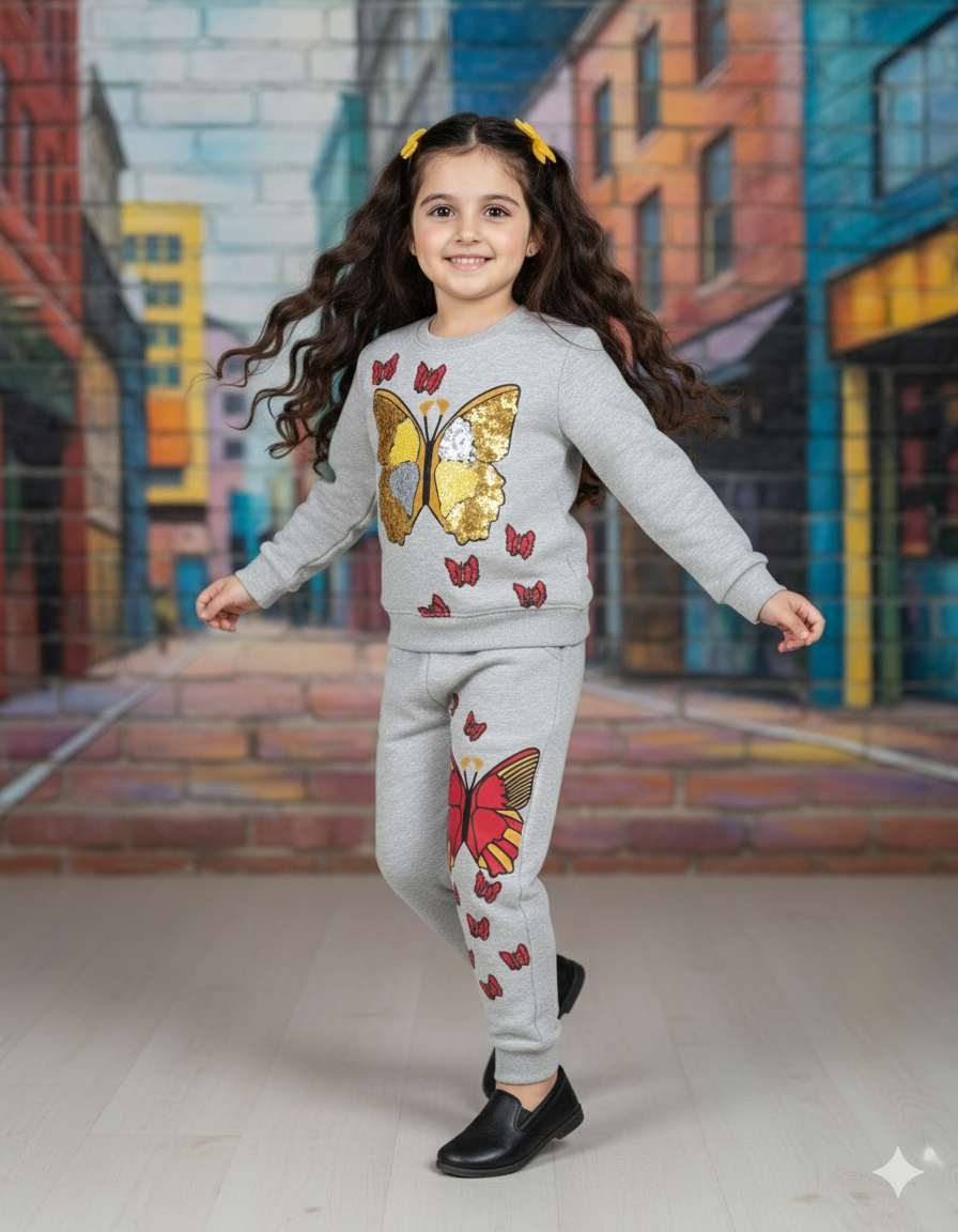 Silver Luster Winter Bliss Tracksuit Set