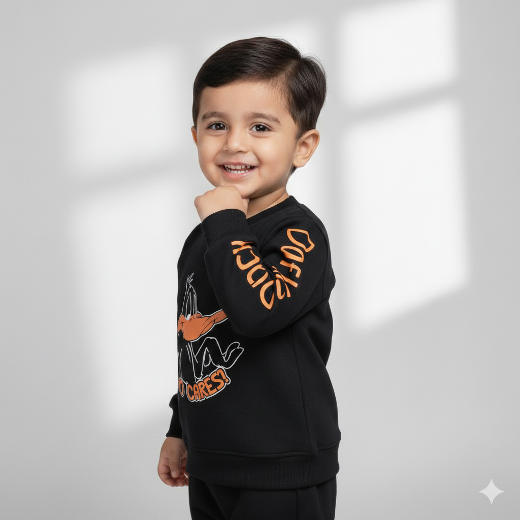 Fancy Duck Sweatshirt Fleece Fabric