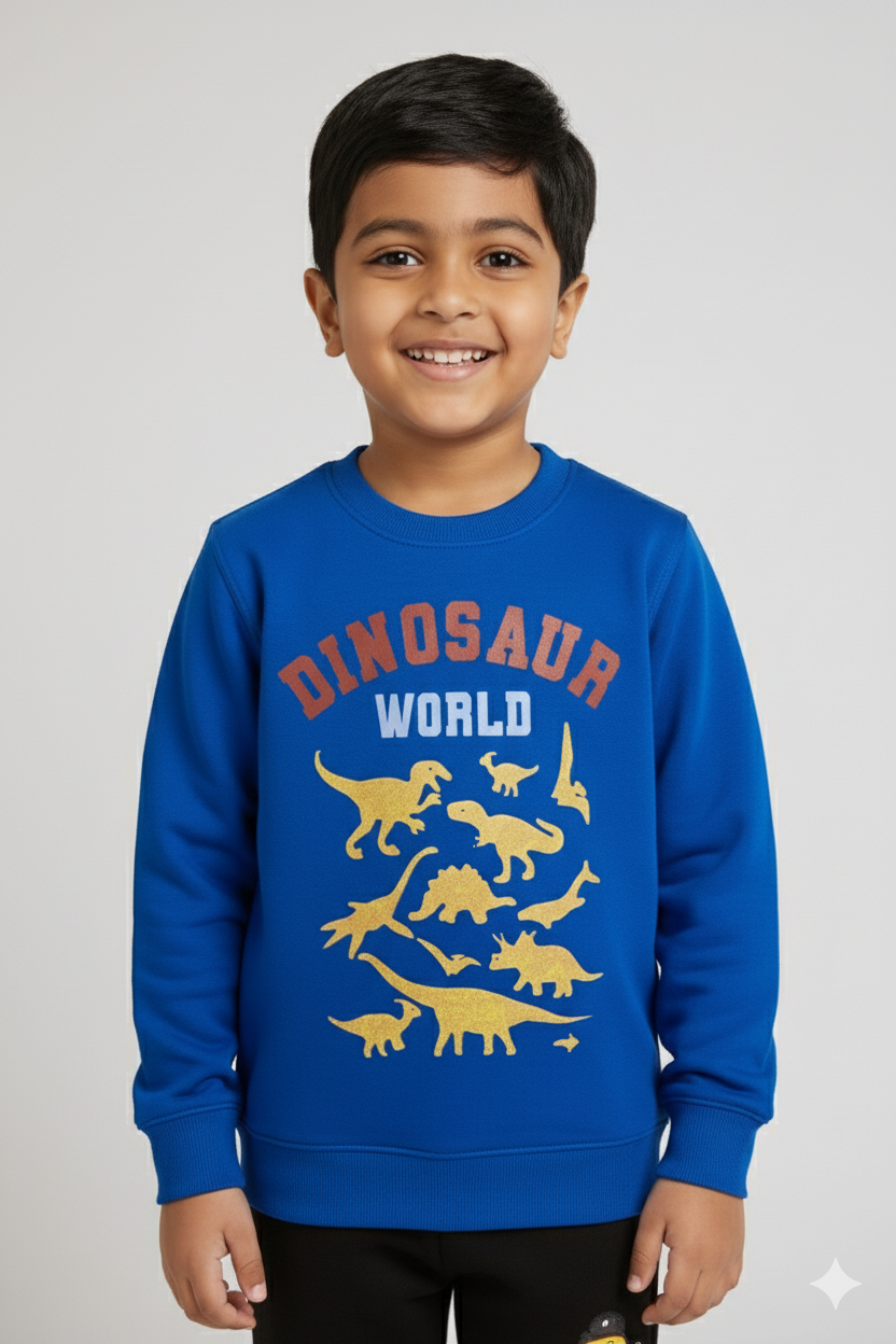 Blue Frost Comfort" Boys' Winter Sweatshirt