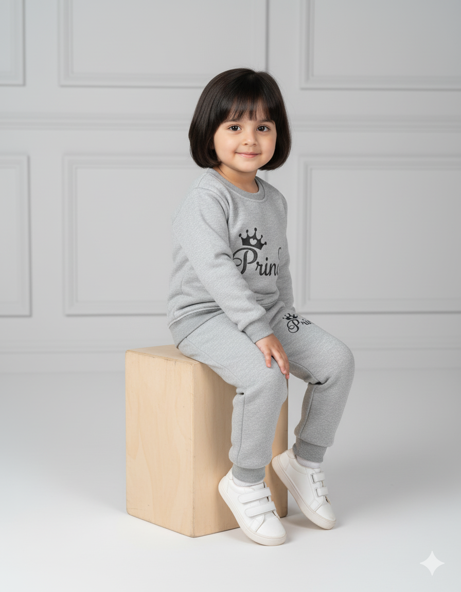 Greyish || Princess || Winter Set Soft Winter Fabric