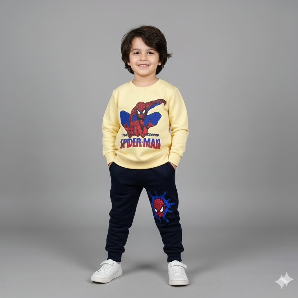 Spiderman Beautiful Winter Set Soft Winter Fabric