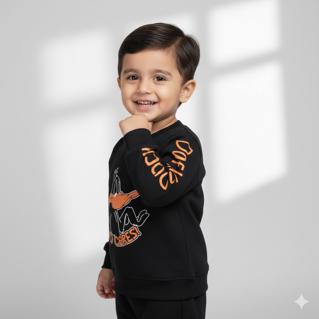 Fancy Duck Sweatshirt Fleece Fabric