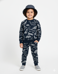 Boys Dinosaur Print Tracksuit