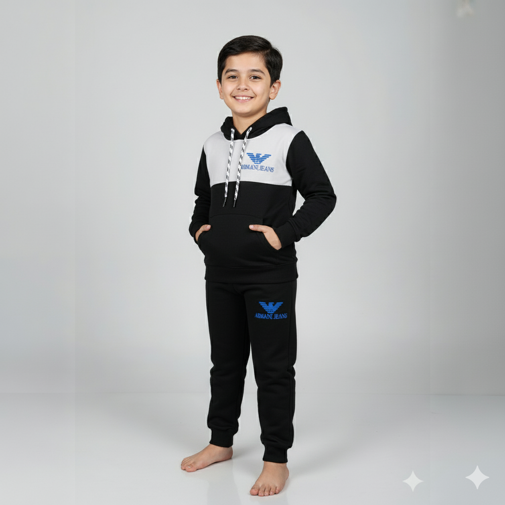 Armani || Hoodie Set  || Premium Quality || Soft Winter Beautiful Set