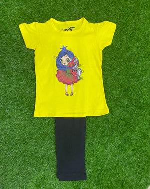 Sunshine Barbie Girls T-Shirt and Tight Set