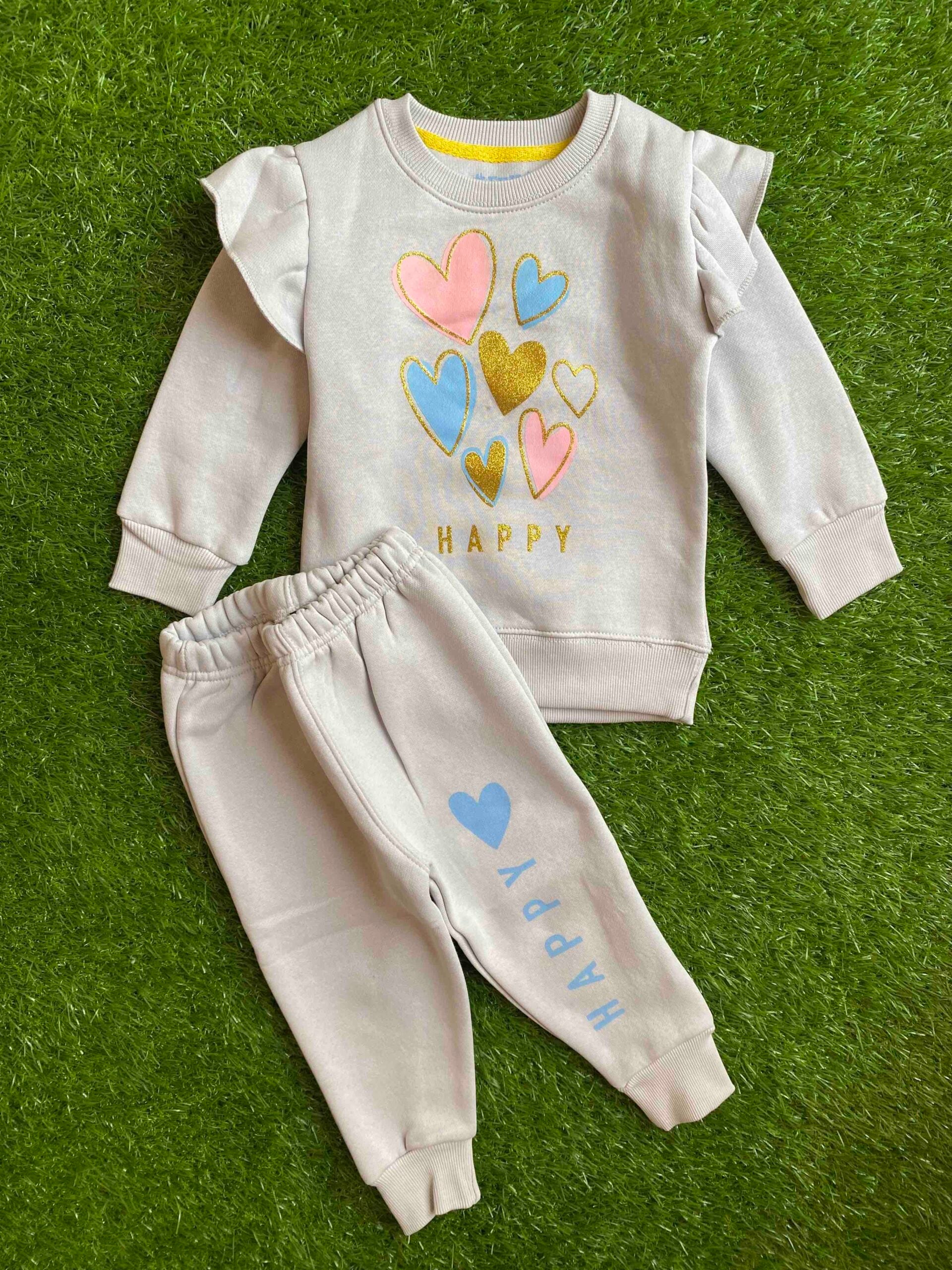 Happy || Glitter || Whitish Trendy Frill Latest Design Comfort Soft Winter
