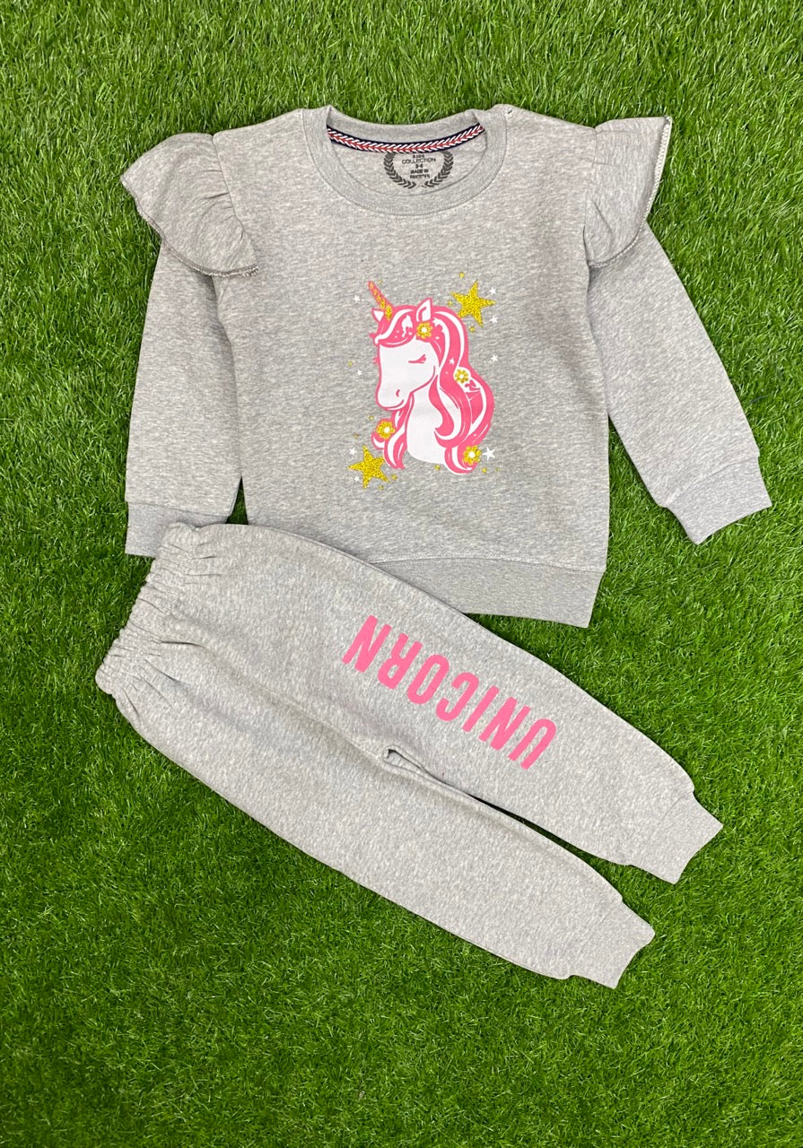 Greyish || Unicorn || Shoulder Frill Princess || Winter Set Soft Winter Fabric