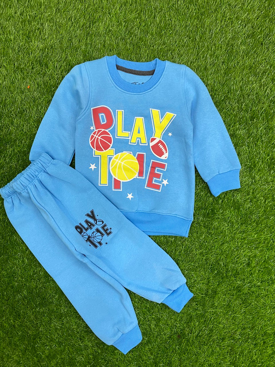 Sky Blue || Play Time || Winter Set Soft Winter Fabric