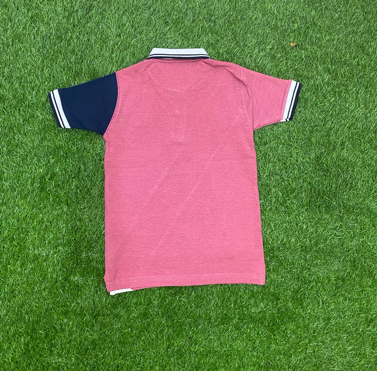 Light Maroon, Crisp White, and sleek Blue Polo Shirt