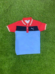 Red, Navy Blue, and Sky BluePolo Shirt