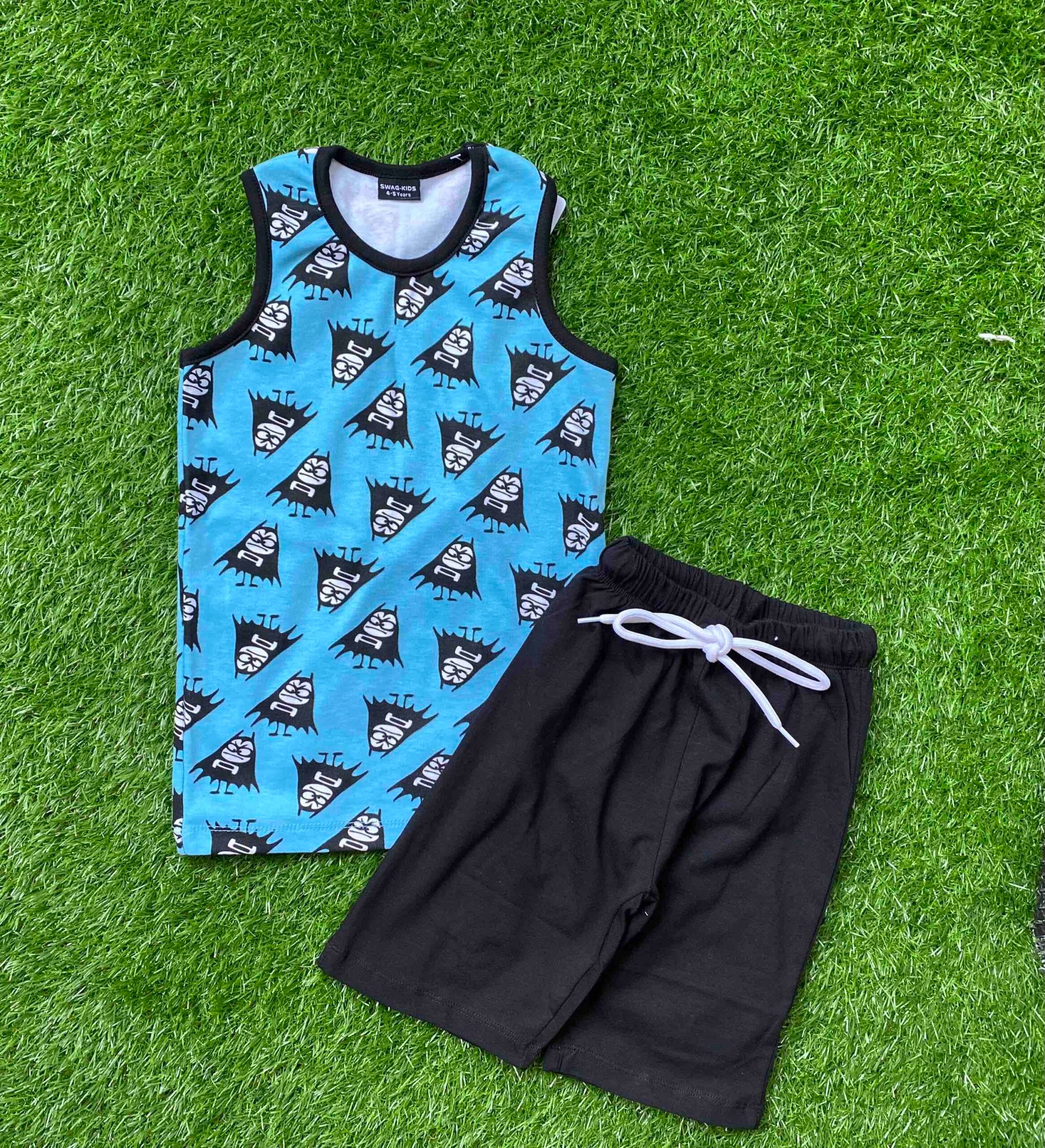 Blue Wave - Trendy Blue Sando for Boys