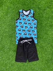 Blue Wave - Trendy Blue Sando for Boys