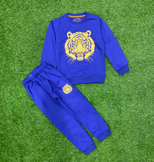 Blue || Lion Trendy || Beautiful  Winter Set Soft Winter Fabric