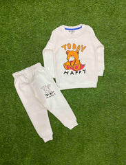 White || Today Happy Bear|| Winter Set Soft Winter Fabric