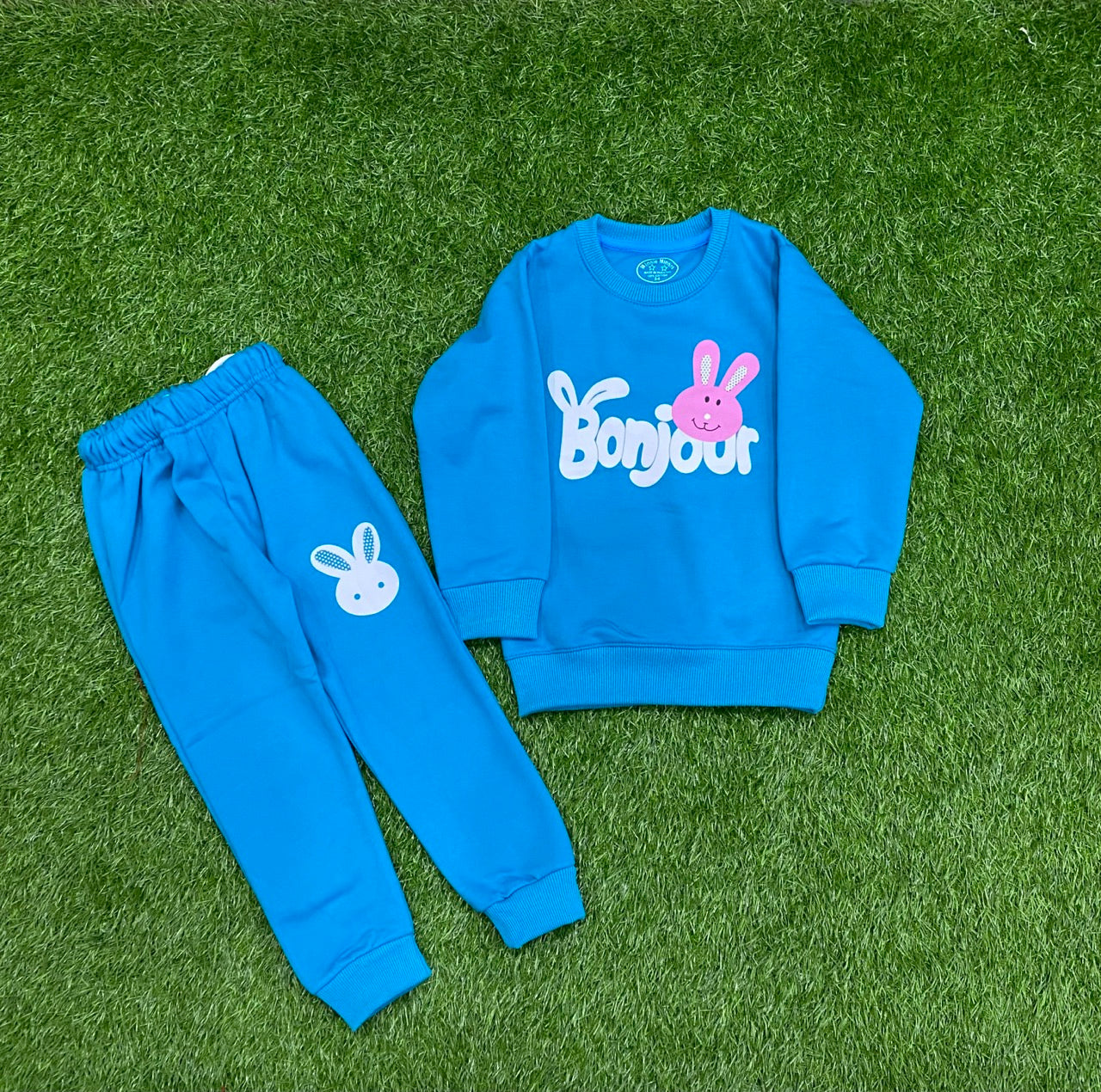 Sky Blue Bonjour || Beautiful Bunny Trendy || New Winter Arrival || Warm Soft Fleece