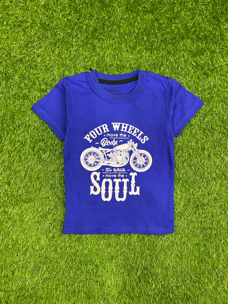 Four Wheel Blue Summer Shirt for Boys