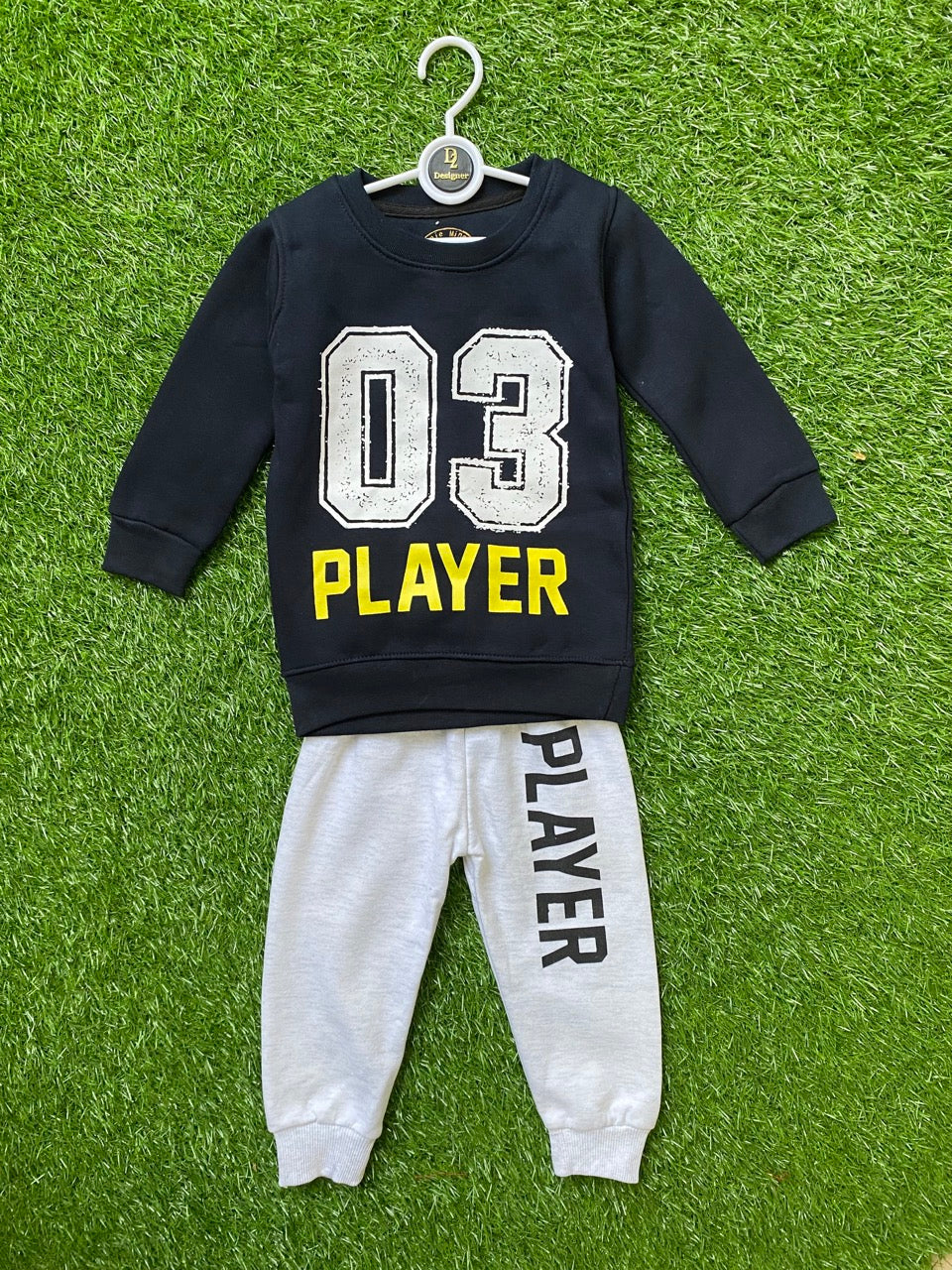 Cosy Black Winter Tracksuit for Boys