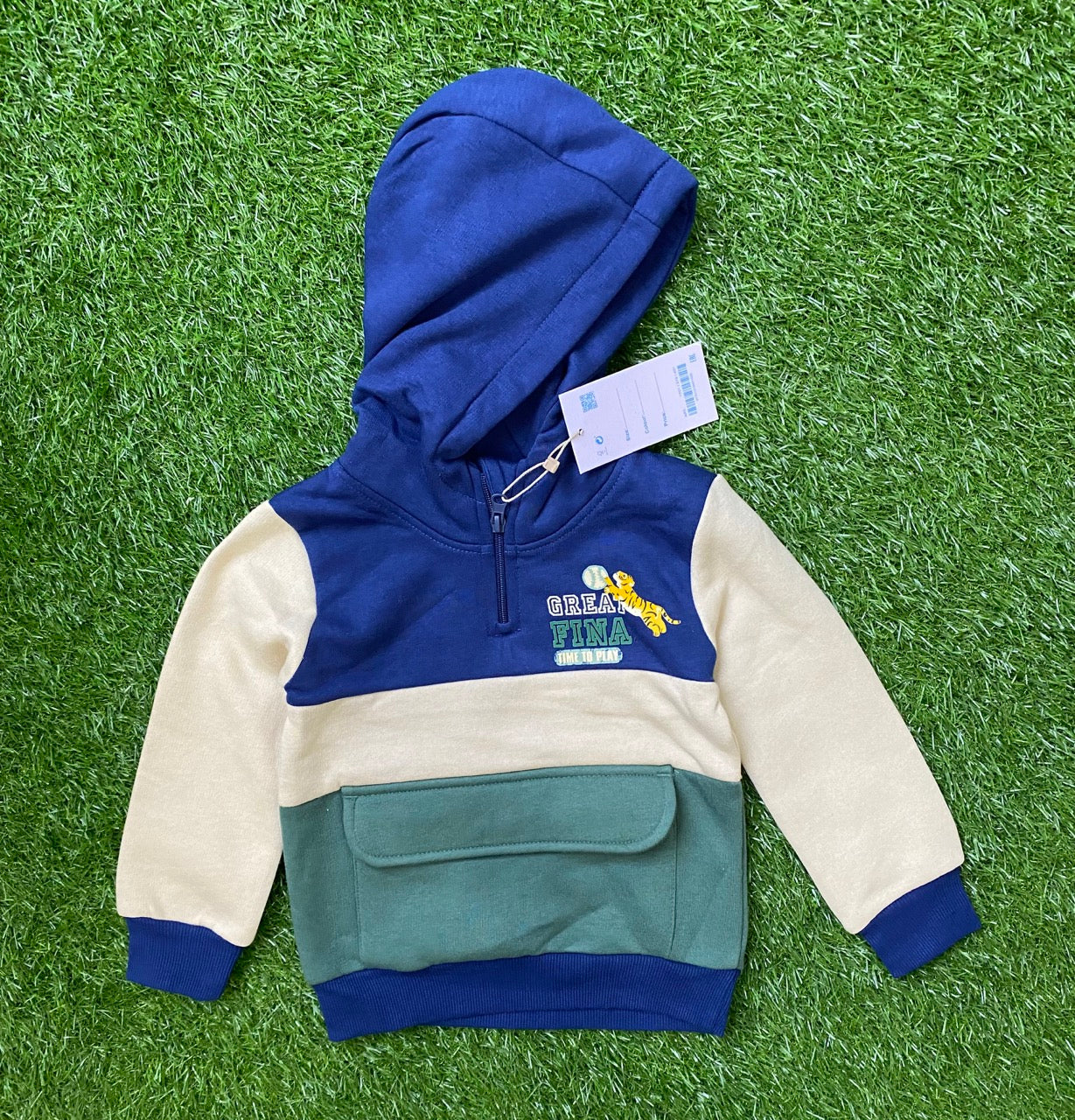 Frosty Elegance Winter Hoodie