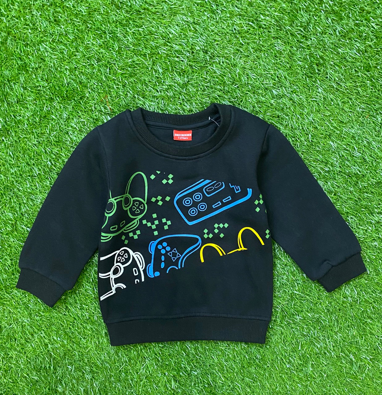 Galactic Journey Black Winter Sweatshirt