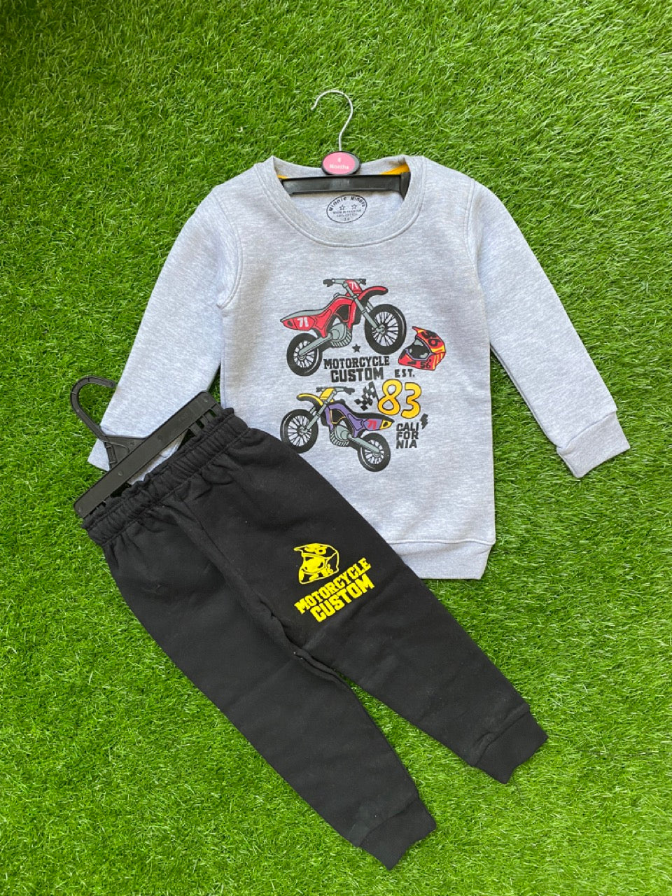 Charcoal Comfort Duo Winter Tracksuit for Boys