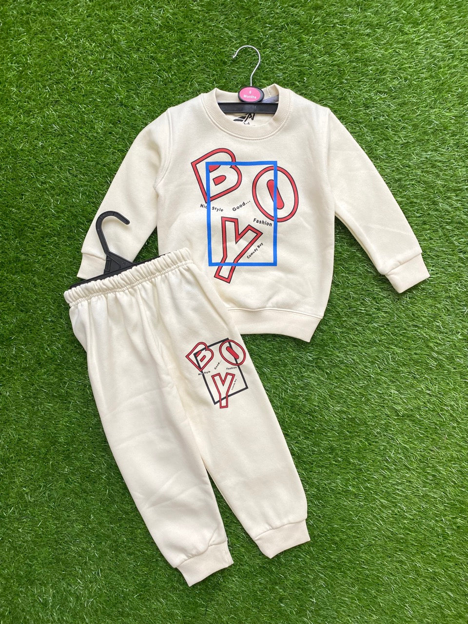 Sandstone Comfort Tracksuit for Boys