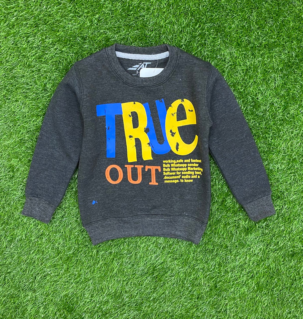 Slate Cozy Essential Sweatshirt for Boys