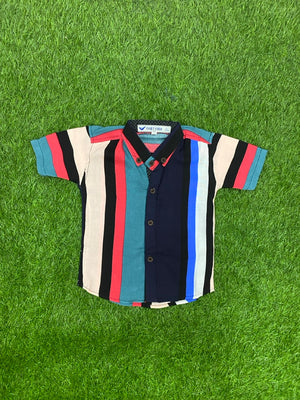 Black and Red Combo Summer Shirt for Boys