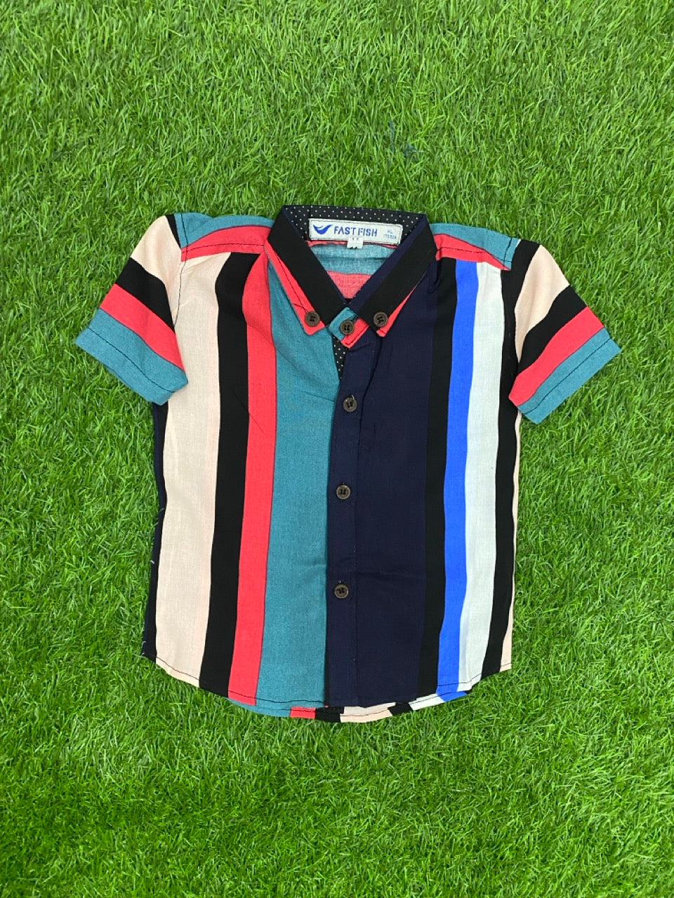 Black and Red Combo Summer Shirt for Boys