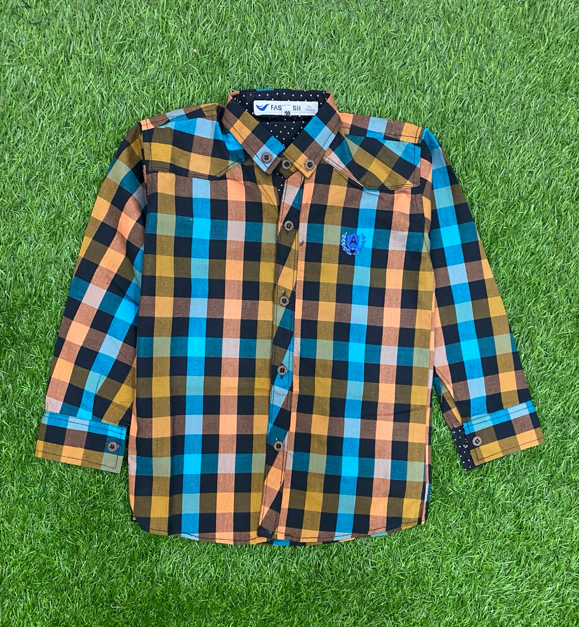 Dapper Checkmate Shirt for Boys
