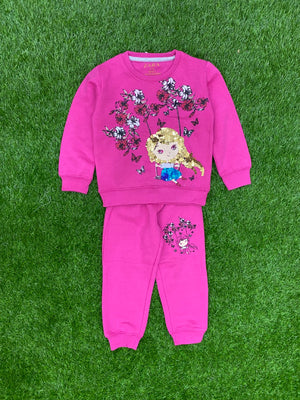 Pink Frost Sequin Duo for Girls