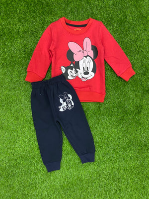 Mini Minors Red and Black || Tom & Mickey || Soft Fabric