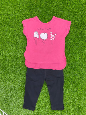 Pink Frooty Summer set for Girls
