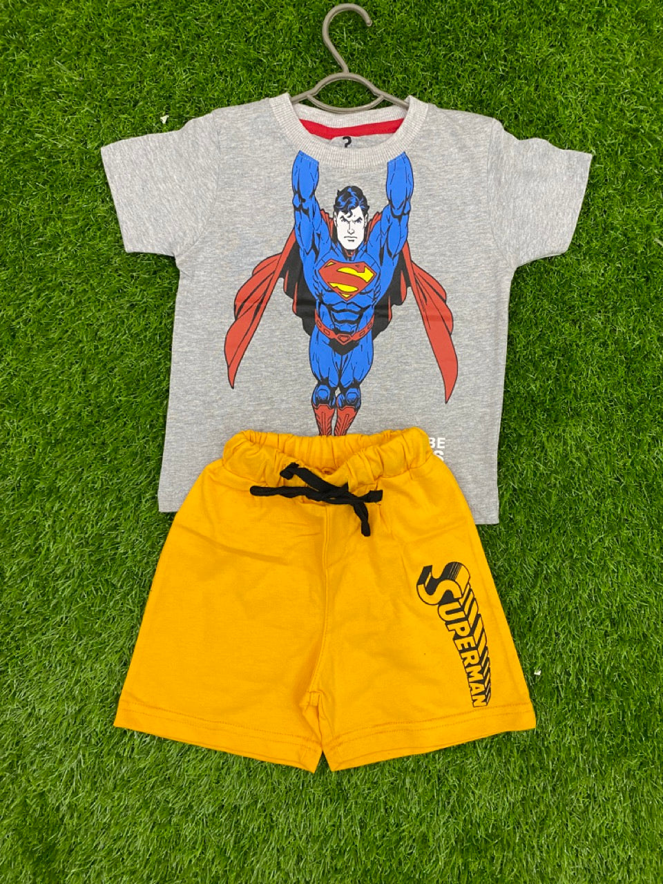 Mini Minor Superman T-Shirt & Short Set