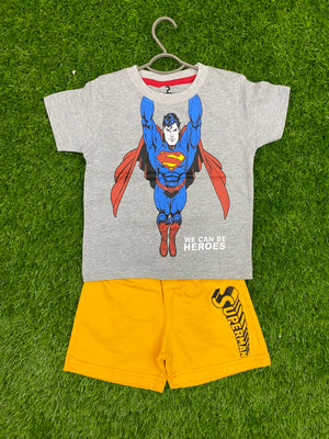 Mini Minor Superman T-Shirt & Short Set