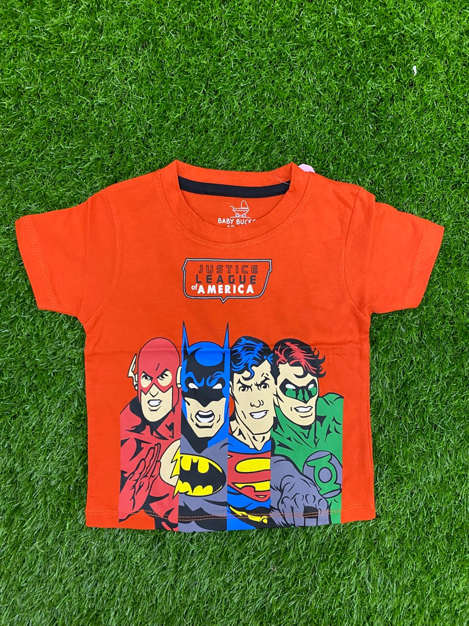 Justice League America Orangish Red T-Shirt
