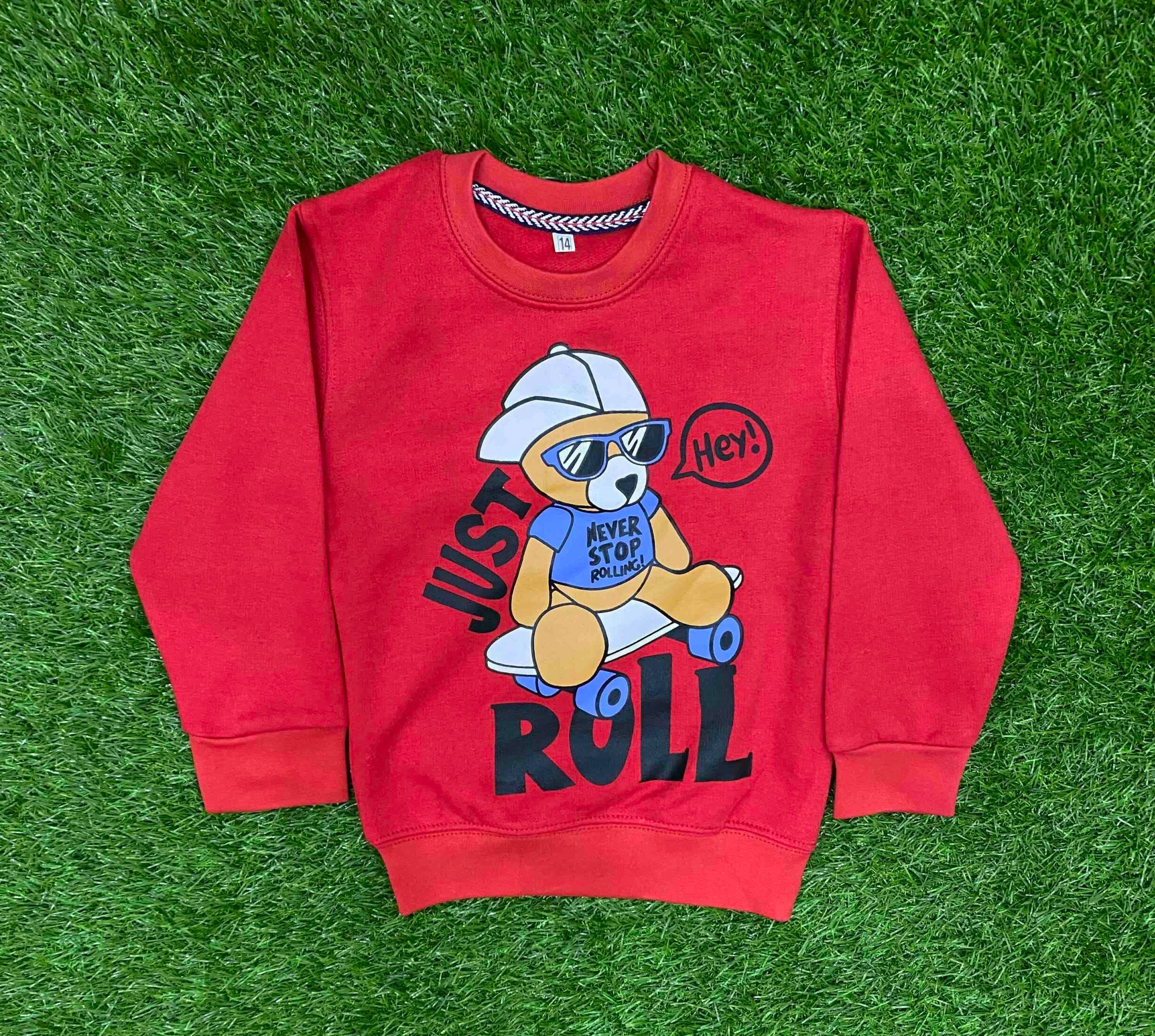 Red || Denim || Sweatshirt Very Soft and Warm Fabric