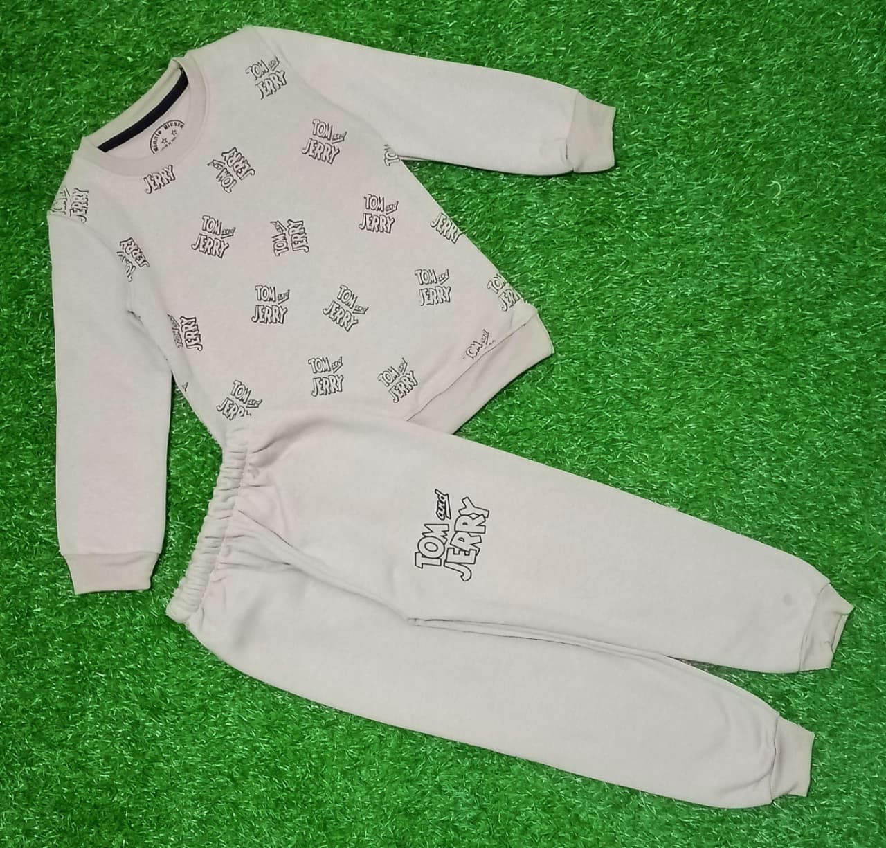 Kids Tom & Jerry Sweatshirt & Jogger Set | Winter Outfit for Boys & Girls