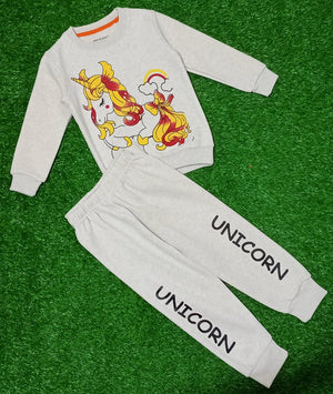 Kids Unicorn Sweatshirt Cute Winter Outfit for Girls