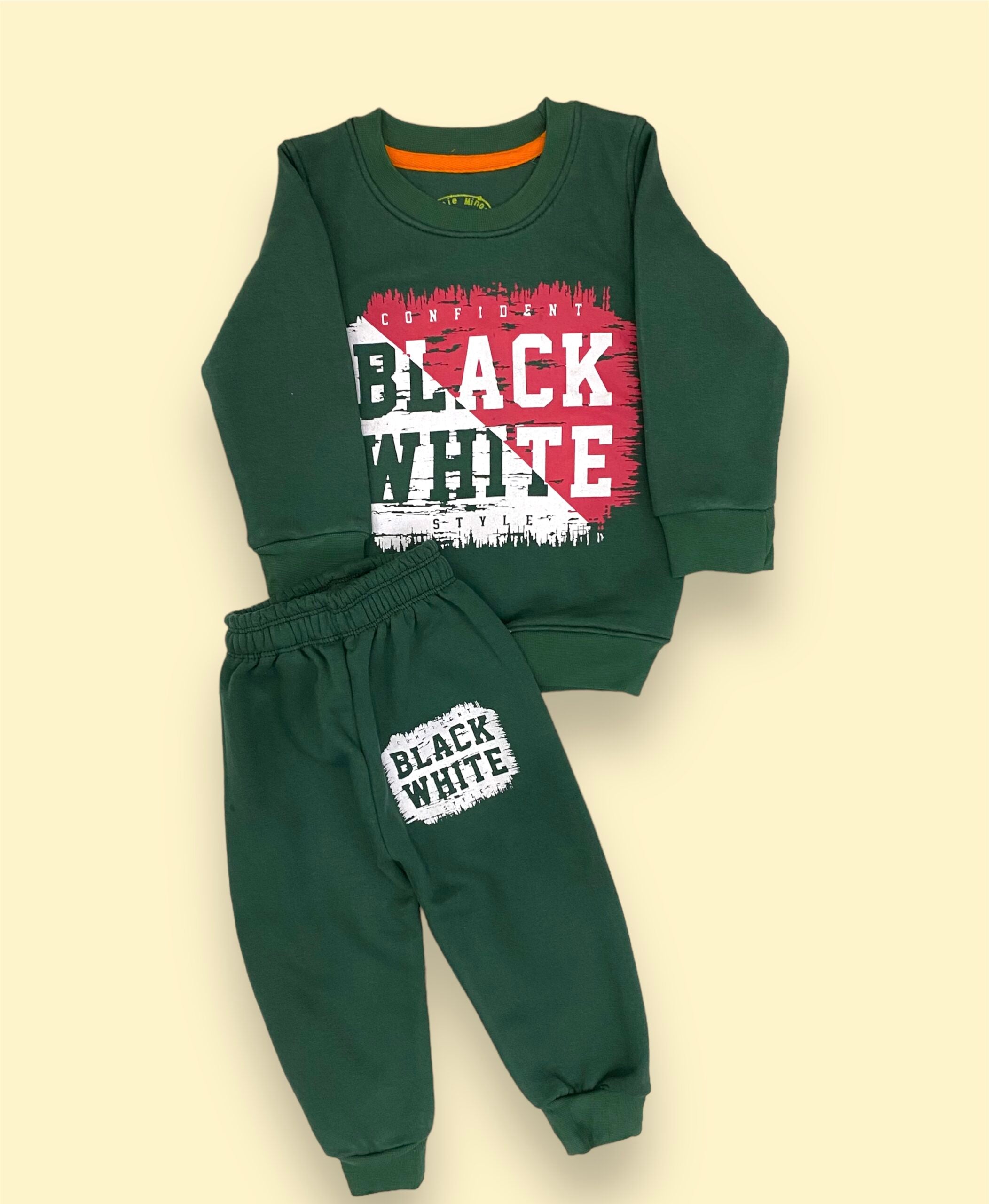 Mini Minors || Confident Green || Soft Winter Fabric