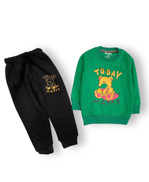 Today Happy Bear Green || Beautiful Trendy || New Winter Arrival || Warm Soft Fleece