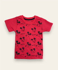Red Summer Shirt with Disney Magic